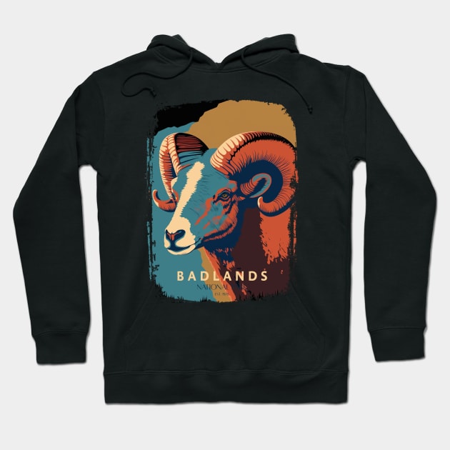 Badlands National Park Hoodie by Wintrly